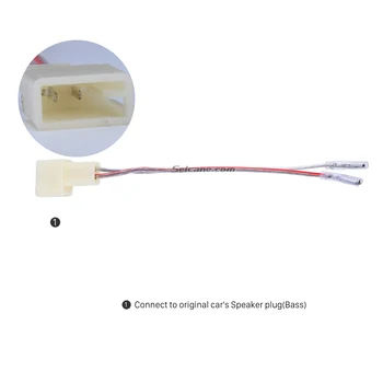 Seicane High Quality Wiring Harness Adapter Speaker Cable for TOYOTA/MITSUBISHI/SUBARU (Bass)
Seicane High Quality Wiring Harness Adapter Speaker Cable for TOYOTA/MITSUBISHI/SUBARU (Bass)