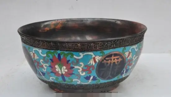 S01897 6"marked chinese bronze Cloisonne auspicious flower lucky statue bowl cup (B0413)
S01897 6"marked chinese bronze Cloisonne auspicious flower lucky statue bowl cup (B0413)