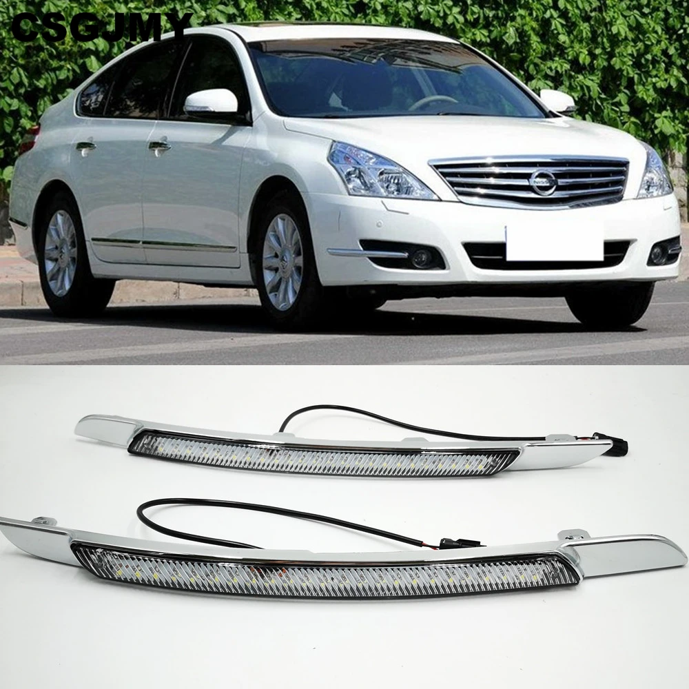 CSGJMY1Set LED Daytime Running Light For Nissan Altima teana 2008 2009 2010 DRL with turn signal Daylight Waterproof Fog Lamp
CSGJMY1Set LED Daytime Running Light For Nissan Altima teana 2008 2009 2010 DRL with turn signal Daylight Waterproof Fog Lamp