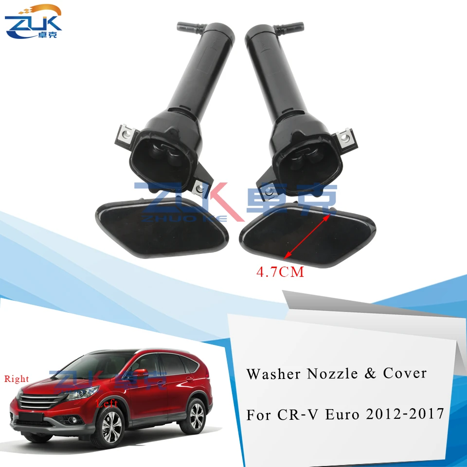 ZUK Headlight Washer Nozzle Water Spray Jet Actuator & Cover Cap Lid For HONDA CR-V CRV Euro 2012 2013 2014 2015 2016 2017
ZUK Headlight Washer Nozzle Water Spray Jet Actuator & Cover Cap Lid For HONDA CR-V CRV Euro 2012 2013 2014 2015 2016 2017