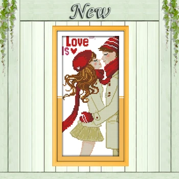 The feeling of love painting kiss couples decor Counted Print on canvas DMC 14CT 11CT Cross Stitch Needlework Kit Embroidery Set
The feeling of love painting kiss couples decor Counted Print on canvas DMC 14CT 11CT Cross Stitch Needlework Kit Embroidery Set
