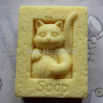 C186 soap mold/handmade soap mold/silicone mold/soap die/silica gel soap die cute cat
C186 soap mold/handmade soap mold/silicone mold/soap die/silica gel soap die cute cat