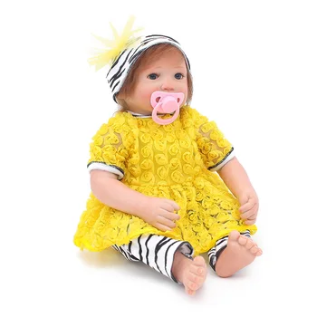 46CM Reborn Baby Dolls silicone Babies realistic modeling bebe Gifts Real looking newborn toddlers bebe dolls hot sale toys
46CM Reborn Baby Dolls silicone Babies realistic modeling bebe Gifts Real looking newborn toddlers bebe dolls hot sale toys