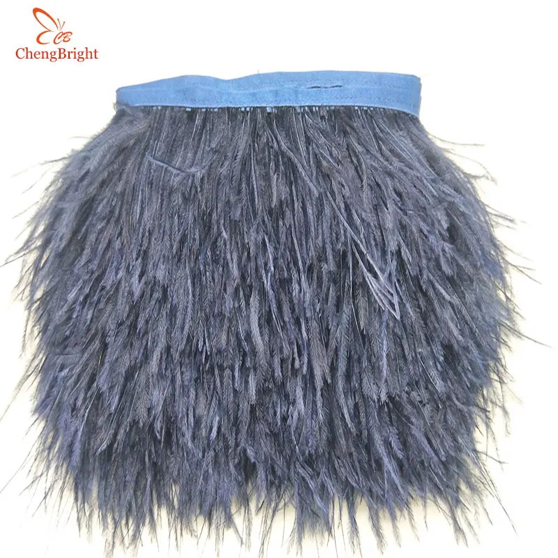 ChengBright New 10meters Navy Natural Ostrich Feather Ribbon Ostrich Feather Trim Fringe Clothing Decoration 3-4inch/8-10cm
ChengBright New 10meters Navy Natural Ostrich Feather Ribbon Ostrich Feather Trim Fringe Clothing Decoration 3-4inch/8-10cm