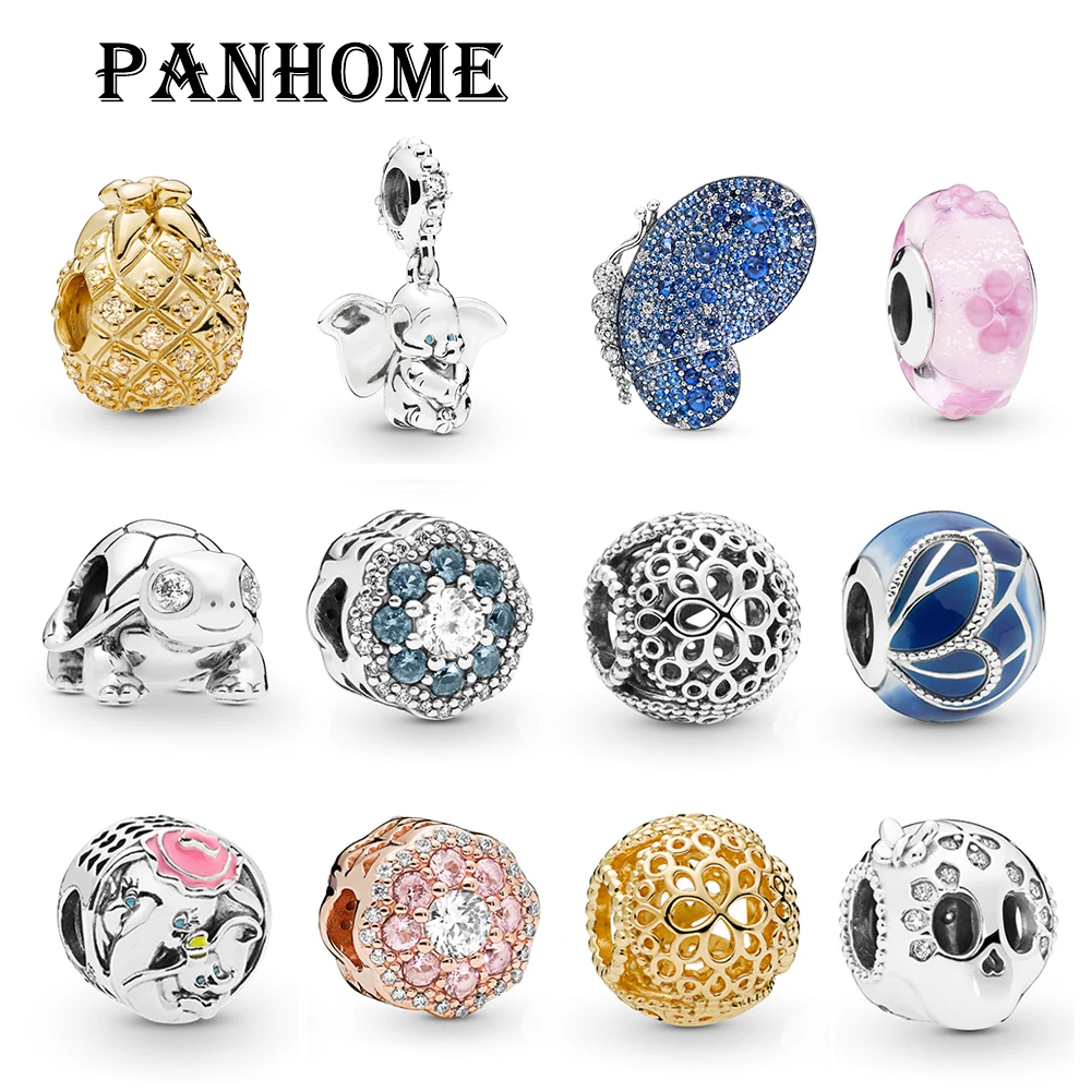 PANHOME 100% 925 Sterling Silver 2019 Spring Preview Butterfly Pineapple Flower Skull Turtle Charm Beads Launched in Succession
PANHOME 100% 925 Sterling Silver 2019 Spring Preview Butterfly Pineapple Flower Skull Turtle Charm Beads Launched in Succession
