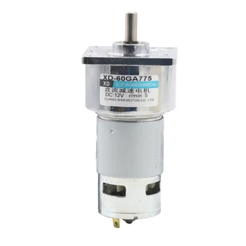 XD60GA775 Dc 12v 24v 5/10/15/30/50/100/200/300/400 R/min Deceleration Motor Micro Motor 35w Large Torque Speed Regulating
XD60GA775 Dc 12v 24v 5/10/15/30/50/100/200/300/400 R/min Deceleration Motor Micro Motor 35w Large Torque Speed Regulating
