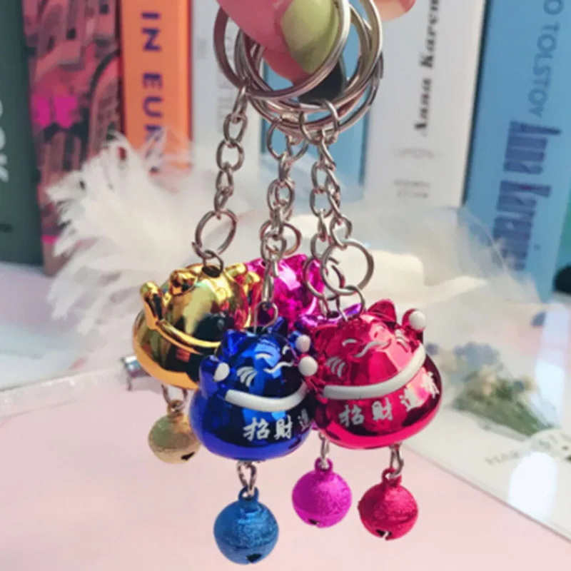 Children's Gift Lovely Cartoon Lucky Cat Bells Keychain Purse Charms Pendant Women Handbag Charms Pendant Key Ring
Children's Gift Lovely Cartoon Lucky Cat Bells Keychain Purse Charms Pendant Women Handbag Charms Pendant Key Ring