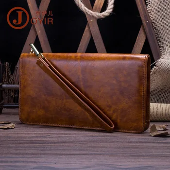 2019 Genuine Leather Men Wallets New Man Wallet Safe Zipper Men Purse Fashion Male Long Wallet with Wrist Strap Man's Clutch Bag
2019 Genuine Leather Men Wallets New Man Wallet Safe Zipper Men Purse Fashion Male Long Wallet with Wrist Strap Man's Clutch Bag
