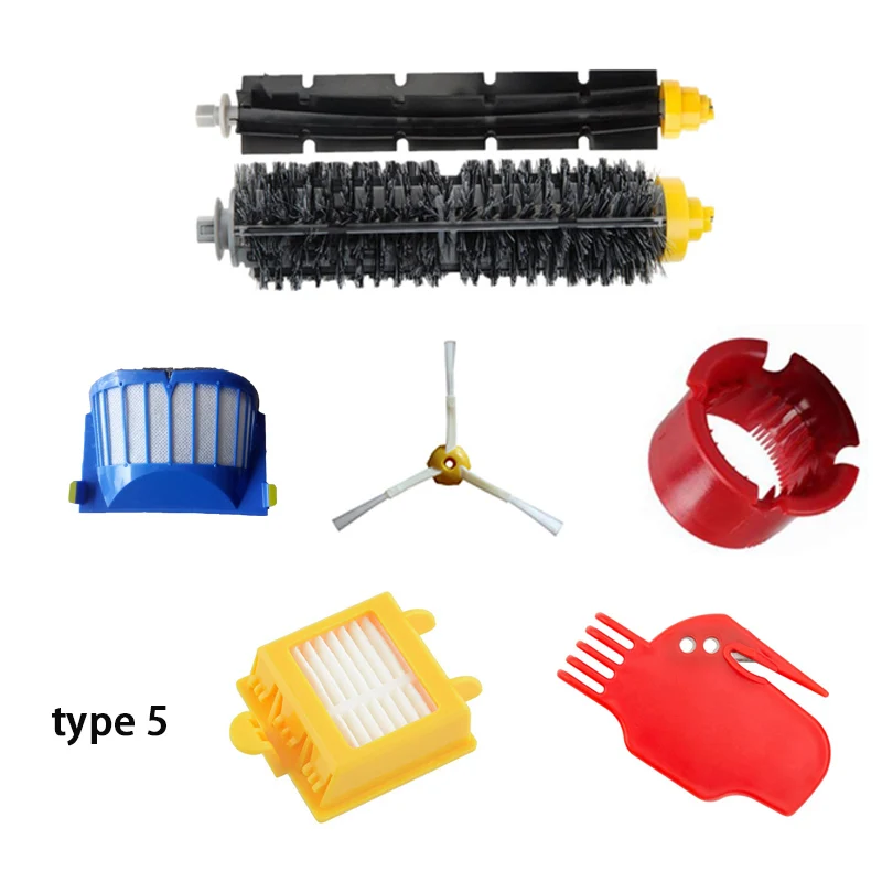 Bristle & Flexible Beater Brush 3 Armed Brush Aero Vac Filters kit for iRobot Roomba 600 Series 620 630 650 660 Cleaner Accessor
Bristle & Flexible Beater Brush 3 Armed Brush Aero Vac Filters kit for iRobot Roomba 600 Series 620 630 650 660 Cleaner Accessor