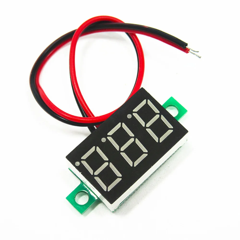 DIY Red Digital LED Mini Display Electronic Module DC 2.5V-32V Voltmeter Voltage Tester Panel Meter Gauge for Motorcycle Car
DIY Red Digital LED Mini Display Electronic Module DC 2.5V-32V Voltmeter Voltage Tester Panel Meter Gauge for Motorcycle Car