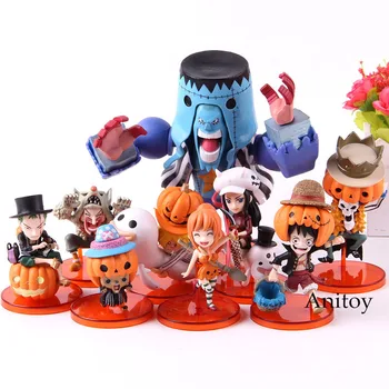 Anime One Piece Action Figure Halloween Special 2 Sanji Chooper Nami Zoro Luffy Franky PVC Collection Model Toy 9pcs/set
Anime One Piece Action Figure Halloween Special 2 Sanji Chooper Nami Zoro Luffy Franky PVC Collection Model Toy 9pcs/set