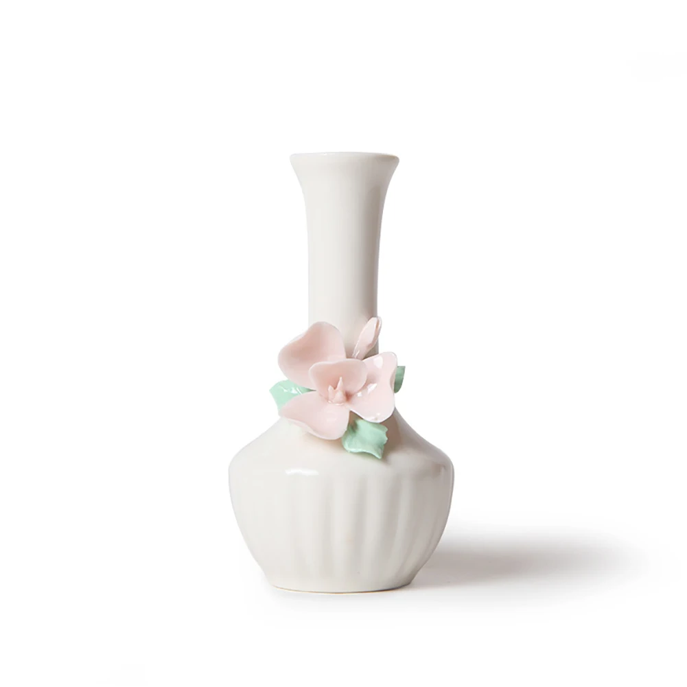 1Pc Exquisite Handmade Ceramic Vase Solid Color Mini Vase Creative Vase With Simple Flower Desgin White Porcelain Vase For Home
1Pc Exquisite Handmade Ceramic Vase Solid Color Mini Vase Creative Vase With Simple Flower Desgin White Porcelain Vase For Home