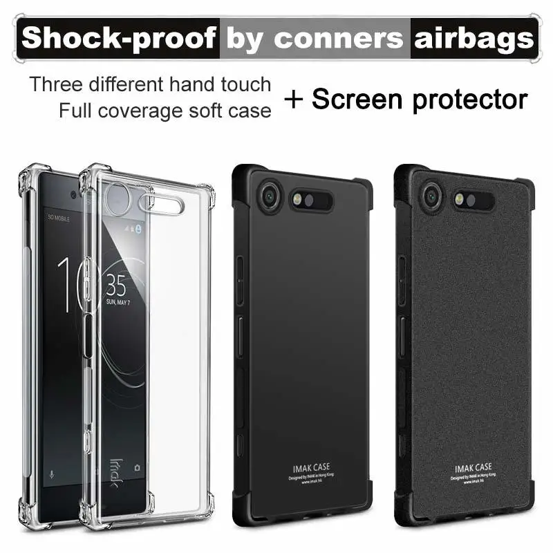 IMAK Case For Sony Xperia XZ1 Dual Sim F8342 Shockproof Silicone Soft Transparent TPU Cover sFor Sony Xperia XZ1 Case
IMAK Case For Sony Xperia XZ1 Dual Sim F8342 Shockproof Silicone Soft Transparent TPU Cover sFor Sony Xperia XZ1 Case