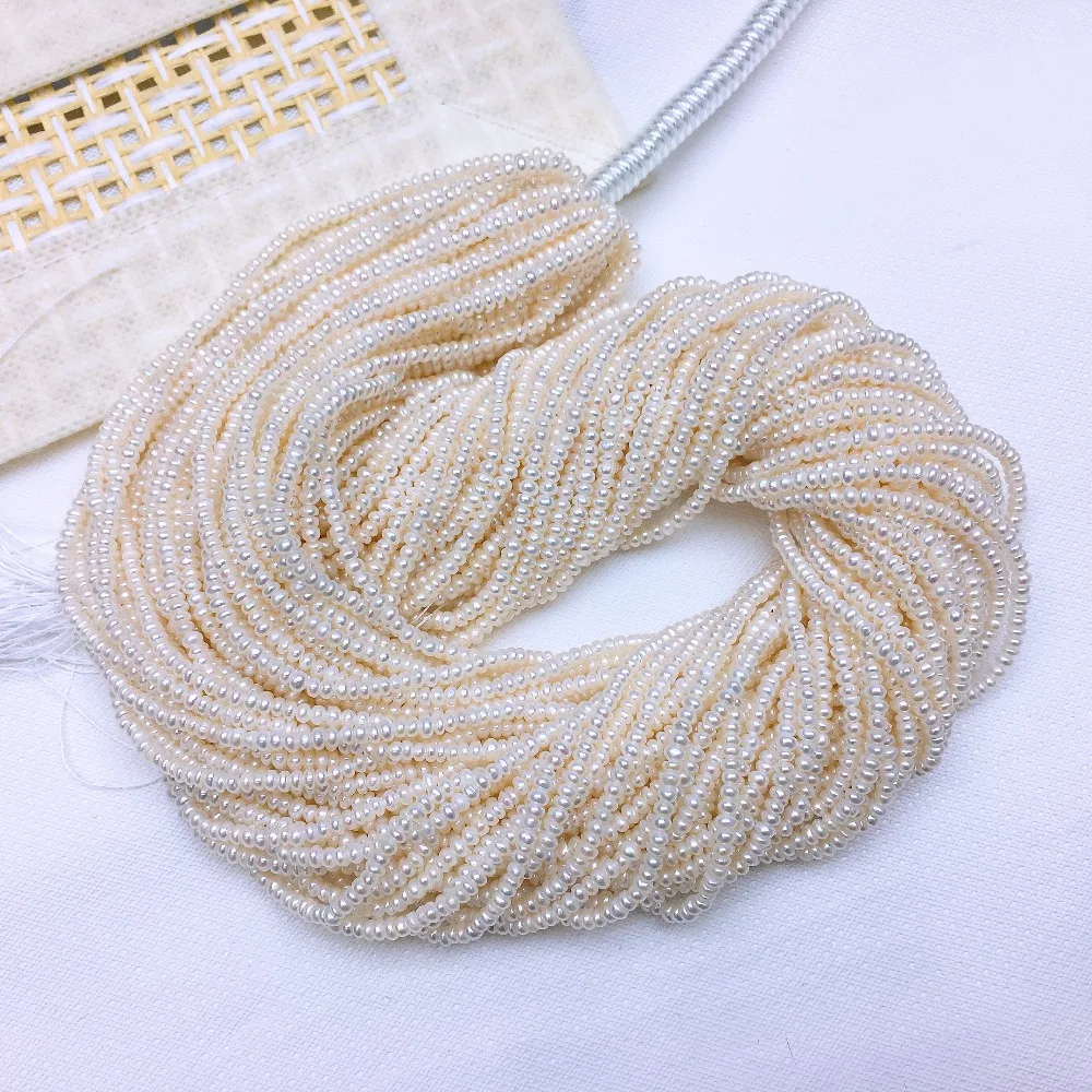 FIRST SHOW Super Small 2-3mm White Colors Semiround Freshwater Pearl Gems Stone Jewelry diy Loose Beads Strand 40cm
FIRST SHOW Super Small 2-3mm White Colors Semiround Freshwater Pearl Gems Stone Jewelry diy Loose Beads Strand 40cm