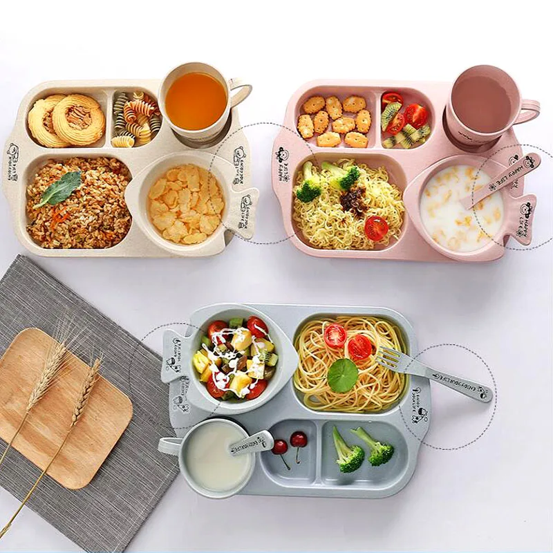 Fiber Children Tableware Set Baby Dinnerware Plate Dishes Bowl With ForkSpoon Dinnerware Feeding Set Food Container
Fiber Children Tableware Set Baby Dinnerware Plate Dishes Bowl With ForkSpoon Dinnerware Feeding Set Food Container