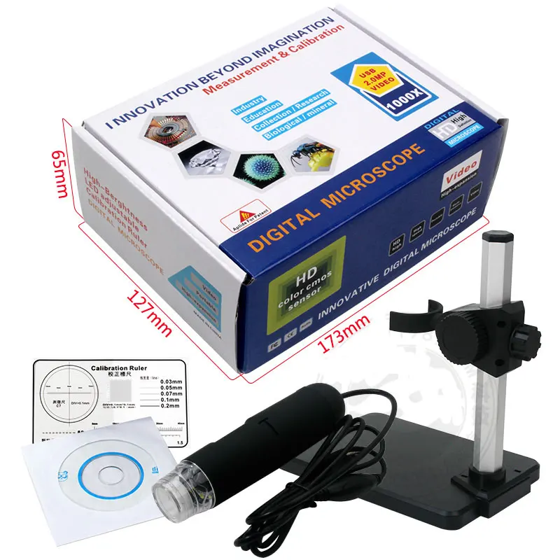 New 500X 1000X 8 LED Digital Microscope USB Endoscope Camera Microscopio Magnifier Electronic Microscope with Stand
New 500X 1000X 8 LED Digital Microscope USB Endoscope Camera Microscopio Magnifier Electronic Microscope with Stand