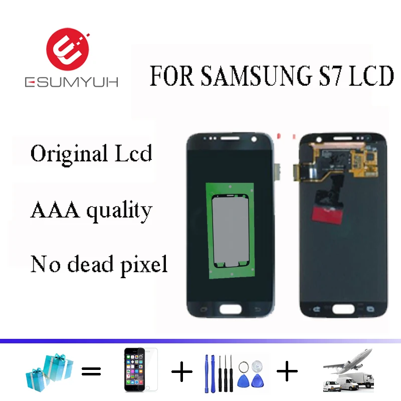 100% Tested LCD For Samsung Galaxy S7 LCD Display Touch Screen Digitizer Full Assembly Replacemen
100% Tested LCD For Samsung Galaxy S7 LCD Display Touch Screen Digitizer Full Assembly Replacemen