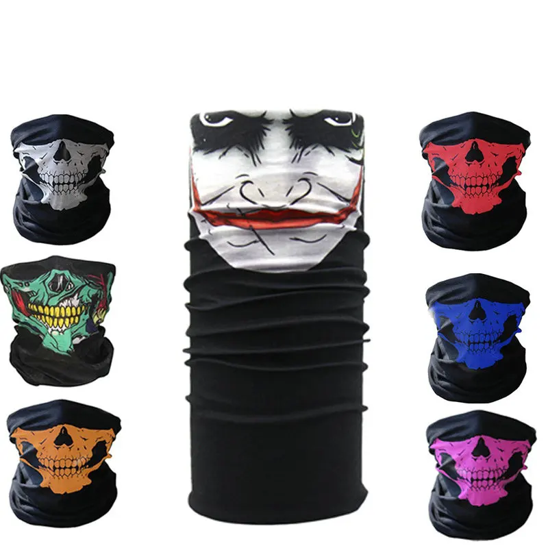 1PC New Skiing Mask Skull Face Mask Scarf Ski Mask Ghost Balaclava Masks Cycling Head Scarf Neck Halloween Party Face
1PC New Skiing Mask Skull Face Mask Scarf Ski Mask Ghost Balaclava Masks Cycling Head Scarf Neck Halloween Party Face