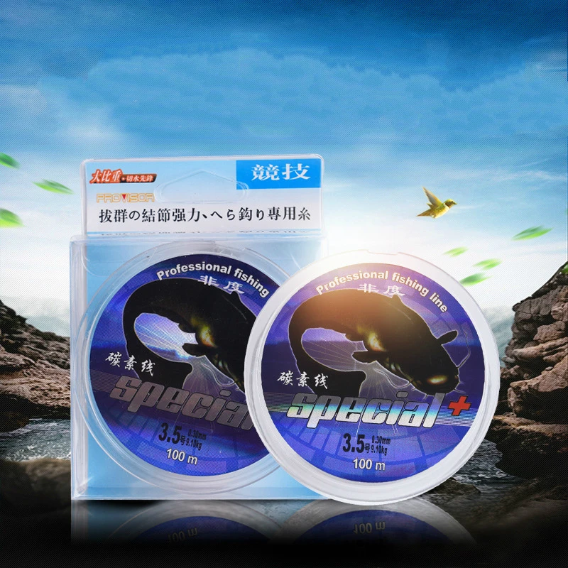 10pcs/lot Super strength Carbon fiber 100 meters fishing line multifilament fluorocarbon fiber cord carp fishing lure line pesca
10pcs/lot Super strength Carbon fiber 100 meters fishing line multifilament fluorocarbon fiber cord carp fishing lure line pesca