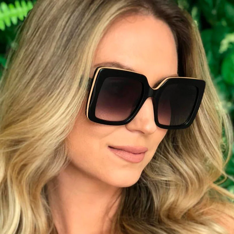 2019 New High Quality Women's Chic Sunglasses Luxury Female Brand Designer Metal Side Sun Glasses Women Fashion Shades oculos
2019 New High Quality Women's Chic Sunglasses Luxury Female Brand Designer Metal Side Sun Glasses Women Fashion Shades oculos