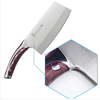 Kitchen Stainless Steel Kitchen Knives 7 inch Chopping Kitchen Chef Knife Resin Fibre Handle Cleaver Cooking Accessories
Kitchen Stainless Steel Kitchen Knives 7 inch Chopping Kitchen Chef Knife Resin Fibre Handle Cleaver Cooking Accessories