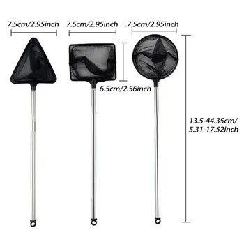Stainless Steel Telescopic Handle Aquarium Fish Shrimp Catch Fishing Landing Net Folding Fishing Net
Stainless Steel Telescopic Handle Aquarium Fish Shrimp Catch Fishing Landing Net Folding Fishing Net