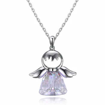 Swarovsk Crystal Heart Necklace S925 Sterling Silver Necklace Ladies Snake Necklaces Angel wings Classic Jewelry 925 Silver Gift
Swarovsk Crystal Heart Necklace S925 Sterling Silver Necklace Ladies Snake Necklaces Angel wings Classic Jewelry 925 Silver Gift