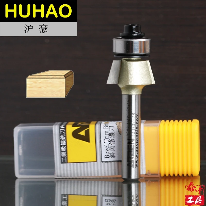 Woodworking Tungsten Carbide Chamfer Arden Router Bit - 1/4*9/32-8 Degree for Wood Shank - Arden A0206014 
Woodworking Tungsten Carbide Chamfer Arden Router Bit - 1/4*9/32-8 Degree for Wood Shank - Arden A0206014