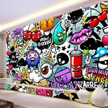 Custom Any Size Wall Cloth 3D Cartoon Graffiti Wall Mural Photo Wallpaper Living Room Children's Kids Bedroom Backdrop Covering
Custom Any Size Wall Cloth 3D Cartoon Graffiti Wall Mural Photo Wallpaper Living Room Children's Kids Bedroom Backdrop Covering