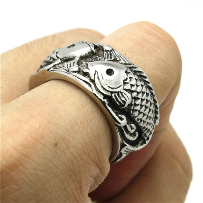 Мужское кольцо высокого качества из нержавеющей стали 316L|steel body jewelry|steel cross jewelrysteel