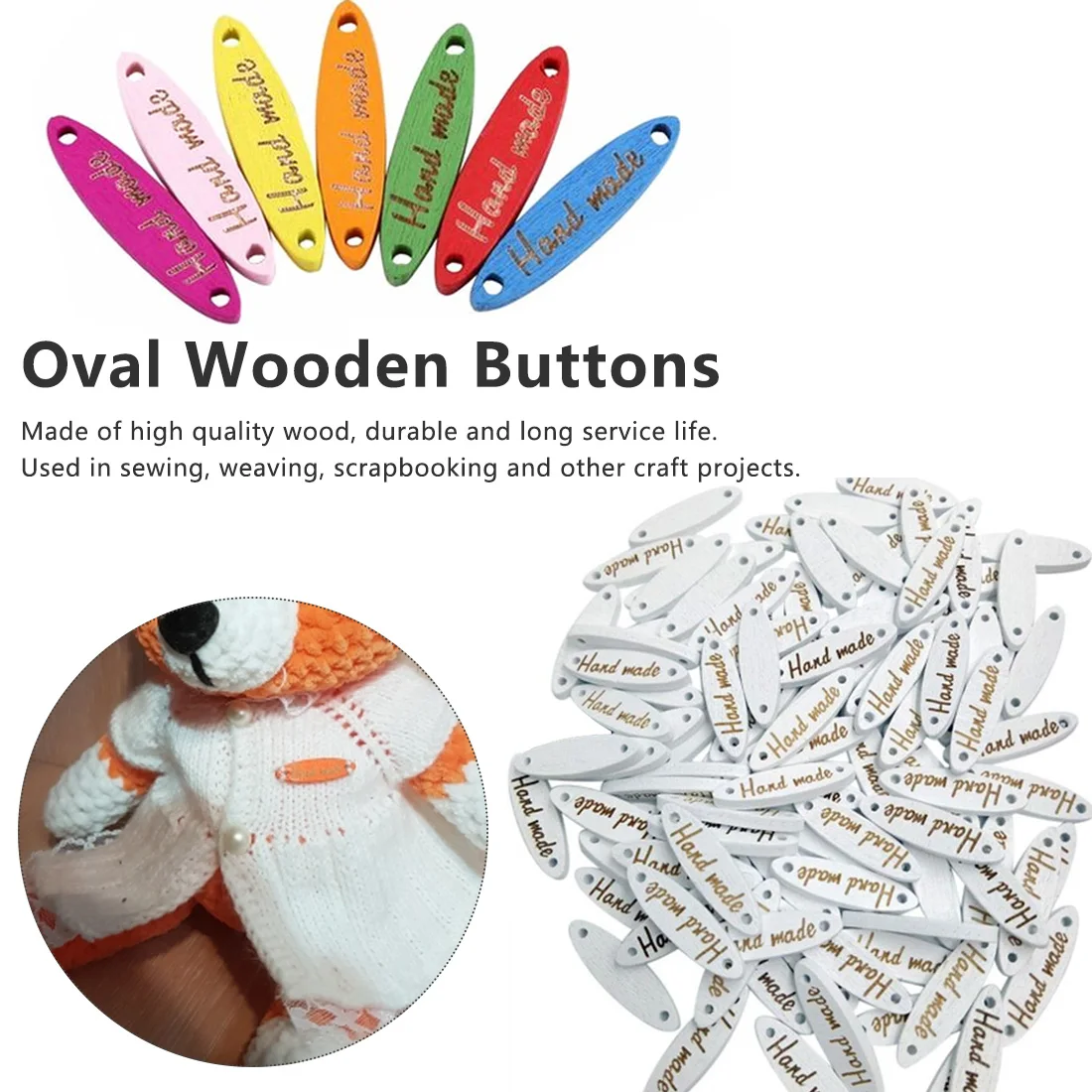 20pcs Handmade Wood Buttons Name Plates Wooden Labels Tags 2 Holes Sewing Crafts Accessories With Hand Made Lettering
20pcs Handmade Wood Buttons Name Plates Wooden Labels Tags 2 Holes Sewing Crafts Accessories With Hand Made Lettering