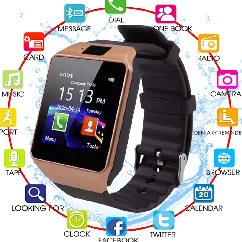 Bluetooth Smart Watch Smartwatch DZ09 Android Phone Call Relogio 2G GSM SIM TF Card Camera for iPhone Samsung HUAWEI PK GT08 A1
Bluetooth Smart Watch Smartwatch DZ09 Android Phone Call Relogio 2G GSM SIM TF Card Camera for iPhone Samsung HUAWEI PK GT08 A1