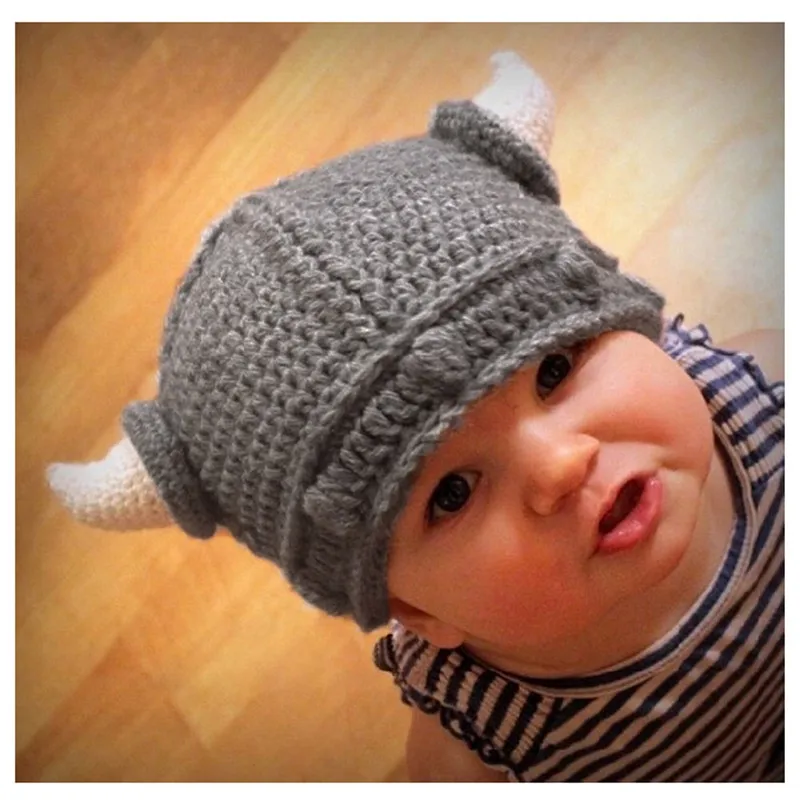 New Stylish Children Infant Handmade casual Crochet Winter Hat Viking Horns cotton Hat Knitted Hat one pieces
New Stylish Children Infant Handmade casual Crochet Winter Hat Viking Horns cotton Hat Knitted Hat one pieces