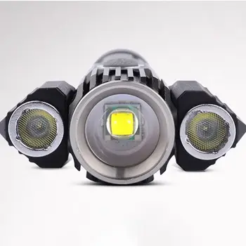Hot Selling T6 LED Flashlight Rotating Multifunction Three Head USB Charging Torch Long Shot Lighting For Night Riding Fishing A
Hot Selling T6 LED Flashlight Rotating Multifunction Three Head USB Charging Torch Long Shot Lighting For Night Riding Fishing A