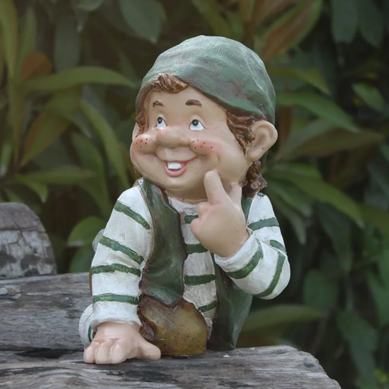 Dwarf Gnome Statue Fairy Garden Resin Art&Craft Figurines Lawn Yard Home Garden Office Desktop Decoration L3312
Dwarf Gnome Statue Fairy Garden Resin Art&Craft Figurines Lawn Yard Home Garden Office Desktop Decoration L3312