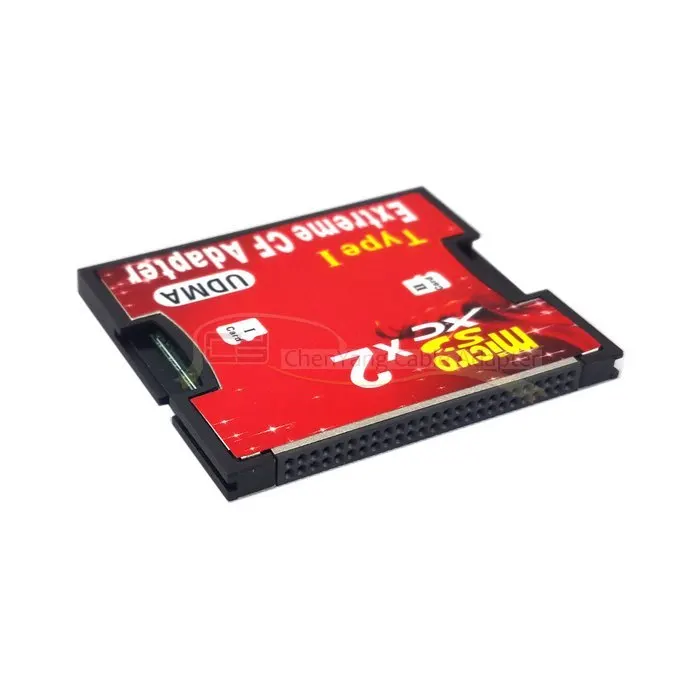 Двойной слот TF или MicroSD Micro SD для Type I Compact Flash Card CF Reader адаптер камеры Nikon Cannon |