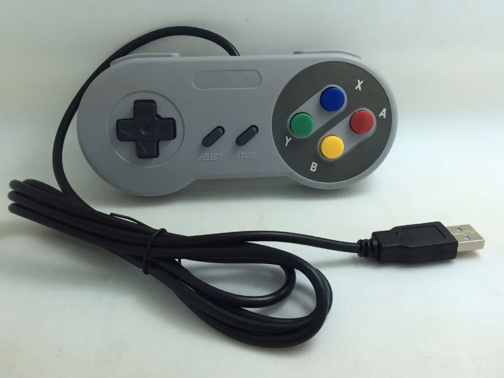 

Controller for Retro Classic USB Controller PC Controllers Gamepad Joypad Joystick Replacement for Super Nintendo SF for SNES