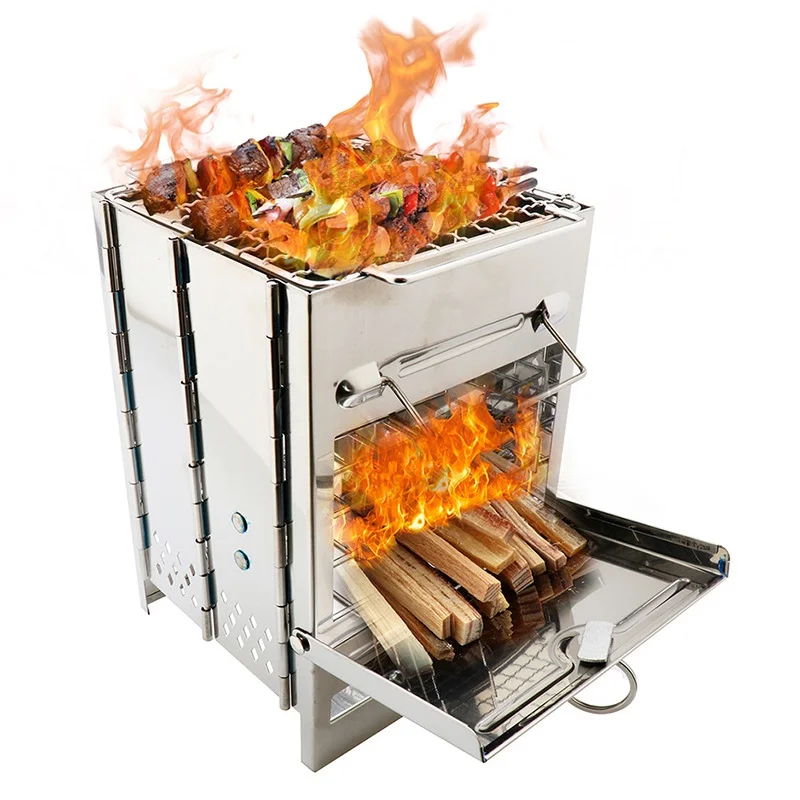 Camping Wood Stove Portable Outdoor Folding Titanium Wood Stove Burning for Backpacking Survival Cooking
Camping Wood Stove Portable Outdoor Folding Titanium Wood Stove Burning for Backpacking Survival Cooking