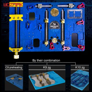 Wozniak C18 for Iphone x A11 6in1 Motherboard Chip Location Tin Plant Apart From Glue Preheat Platform Best Maintenance fixture
Wozniak C18 for Iphone x A11 6in1 Motherboard Chip Location Tin Plant Apart From Glue Preheat Platform Best Maintenance fixture