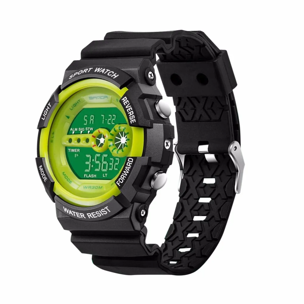 GENBOLI Men Sports Watches Digital Led Sport Wristwatches 30M Water Resistant Relogio Masculino For Mens Quartz Watch | Наручные часы