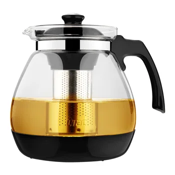 Large Capacity Clear Borosilica Glass Teapot With Stainless Steel Infuser Puer Kettle Heated Container Coffee Tea Pot Maker
Large Capacity Clear Borosilica Glass Teapot With Stainless Steel Infuser Puer Kettle Heated Container Coffee Tea Pot Maker