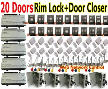 20 Doors Code+EM ID Card Kit with 20 Keyboard reader+20 Electro Rim controller lock+20 Door closer+5 UPS Power supply AC110-260V
20 Doors Code+EM ID Card Kit with 20 Keyboard reader+20 Electro Rim controller lock+20 Door closer+5 UPS Power supply AC110-260V