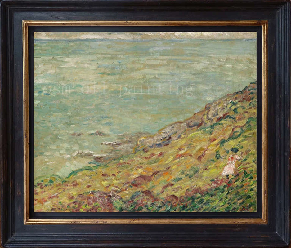 Best Sale Hand-painted Impression Seascape Oil Painting on Cabvas a Girl Walk Along the Flowers Wall Artwork Home Decor Picture
Best Sale Hand-painted Impression Seascape Oil Painting on Cabvas a Girl Walk Along the Flowers Wall Artwork Home Decor Picture
