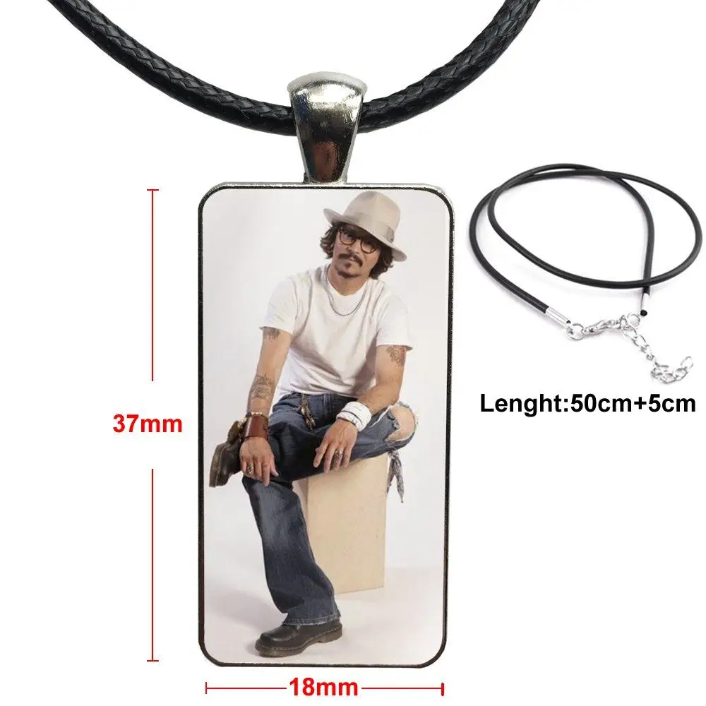 Johnny Depp For Lovers Girl Friend Best Gift Vintage Jewelry Steel Color Glass Cabochon Choker Pendant Long Rectangle Necklace
Johnny Depp For Lovers Girl Friend Best Gift Vintage Jewelry Steel Color Glass Cabochon Choker Pendant Long Rectangle Necklace