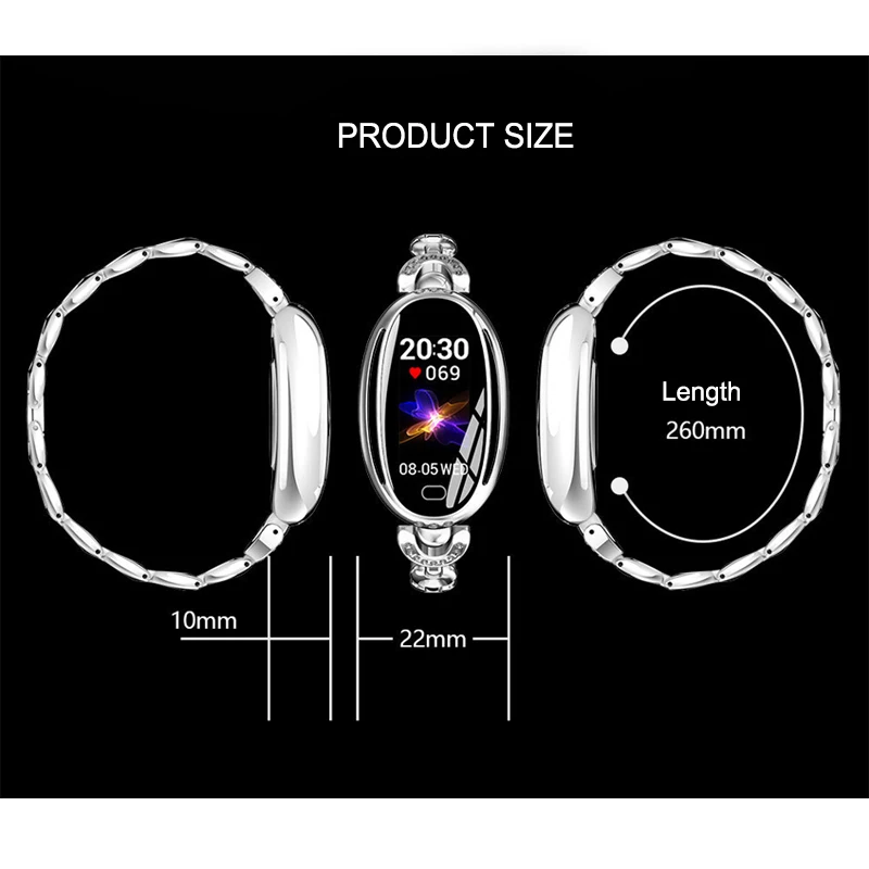 E68 Step-counting ExerciseMessage Heart Rate Time Smart bandWaterproof Running Sleep Health Monitoring Bluetooth Wearable Watch
E68 Step-counting ExerciseMessage Heart Rate Time Smart bandWaterproof Running Sleep Health Monitoring Bluetooth Wearable Watch