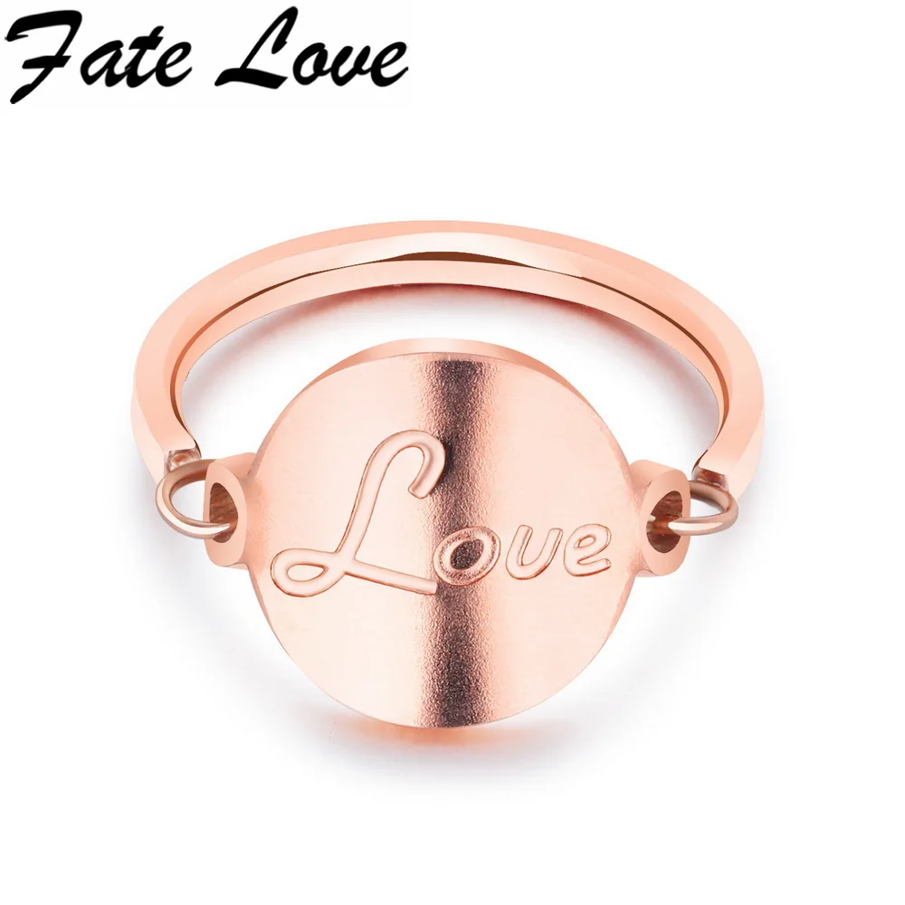 Fate Love Autumn New Designed Women Eternity Rings Stainless Steel Rose Gold Color Finger Ring Female Exquisite Jewelry GJ576
Fate Love Autumn New Designed Women Eternity Rings Stainless Steel Rose Gold Color Finger Ring Female Exquisite Jewelry GJ576