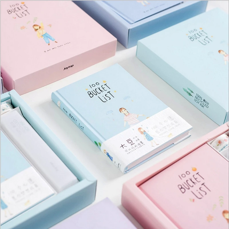 Cute Korean Stationery Hand books 100 Bucket List Planner Agenda Notebook A5 Personal Diary Sketchbook Travelers Notebook Gifts
Cute Korean Stationery Hand books 100 Bucket List Planner Agenda Notebook A5 Personal Diary Sketchbook Travelers Notebook Gifts