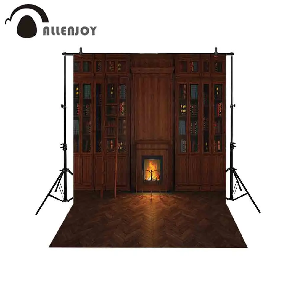 Фон для профессиональной фотосъемки Allenjoy с изображением деревянной винтажной библиотеки вокруг камина
Фон для профессиональной фотосъемки Allenjoy с изображением деревянной винтажной библиотеки вокруг камина