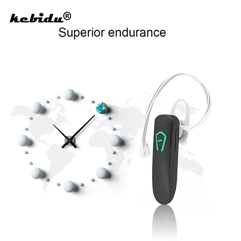 kebidu Wireless Bluetooth 4.0 Headset Sports Headphone Earphone Handsfree Universal wireless sports bluetooth earphone with Mic |