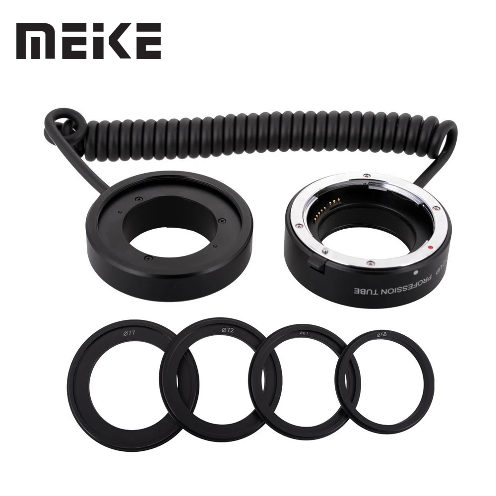 Meike Electronic-macro Auto Focus Extension Tube & AF Confirm Reverse Adapter Ring Suit for Canon 5D II III 6D 7D 50D 60D 600D
Meike Electronic-macro Auto Focus Extension Tube & AF Confirm Reverse Adapter Ring Suit for Canon 5D II III 6D 7D 50D 60D 600D